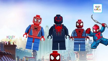 Lego Spiderman Cartoon Finger Family | Spider Daddy Finger Songs | Spiderman Cartoon Animations