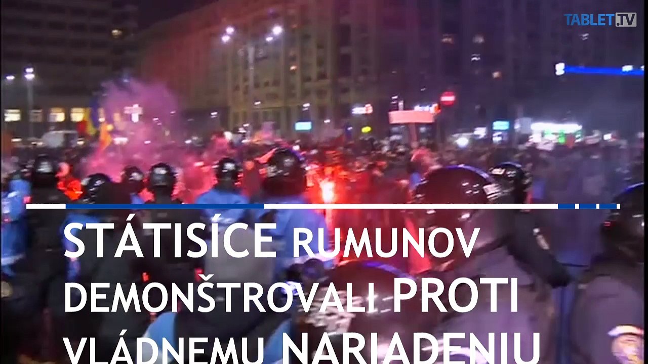Rumunsko: Demonštrácia proti korupcii vyústila do násilností
