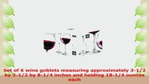 Libbey Vina Round Red Wine Goblets 1814Ounce Set of 6 be2cc152