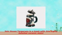 Game of Thrones House Targaryen Stein  22 Oz Ceramic Base with Pewter Baratheon Crown Top 61bb9d75