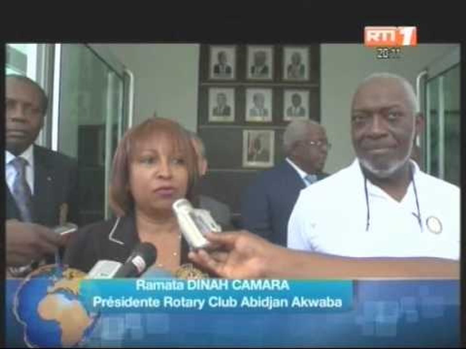 Audience du premier ministre accordée à une délégation du Rotary Club d'abidjan Akwaba