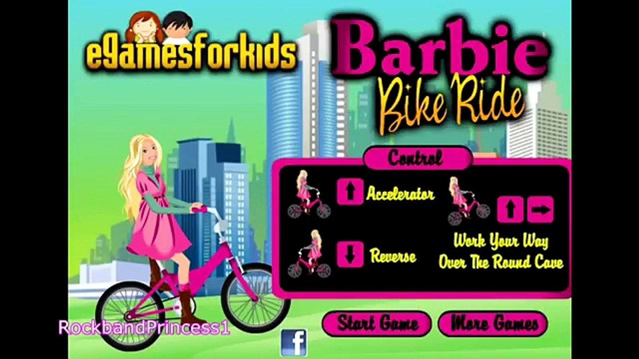 barbie bike ride game