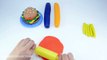 Play Doh Cookout Creations Playdough make Hotdogs Hamburgers French Fries Fast Food