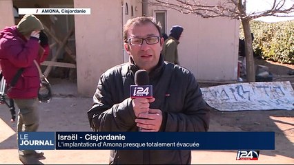 L'implantation d'Amona presque totalement évacuée