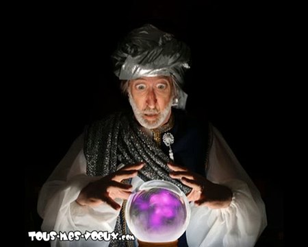 Le voyant - joyeux anniversaire, carte anniversaire animée