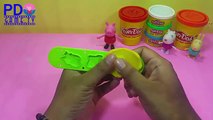 Play Doh Learn Colors for Kids Play Doh Ice Cream Elephant Popsicles trucks and cars frog