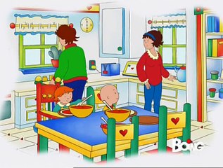 CAILLOU - 2x24 - La pizza fatta in casa