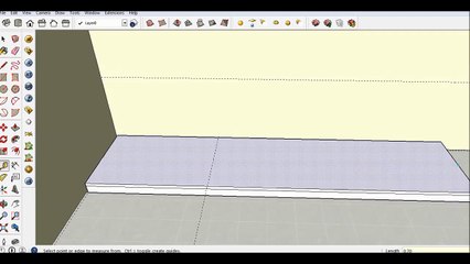 Tutorial Sketchup 2015 cara membuat Meja Tv Minimalis