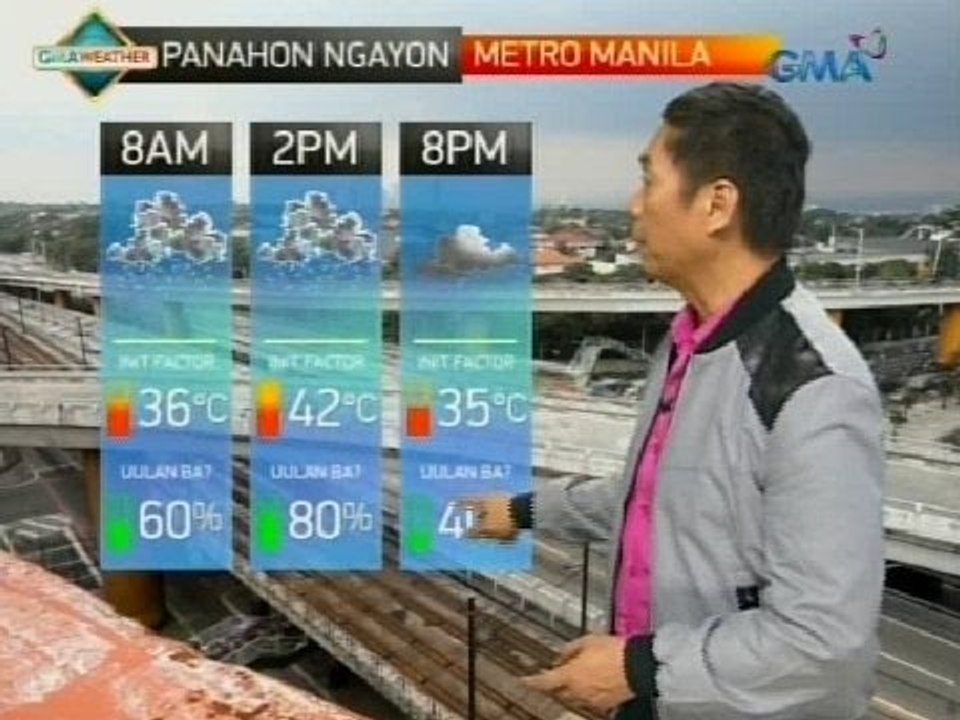 UH: Tiyansa ng thunderstorm sa Metro Manila ngayong Biyernes, mataas