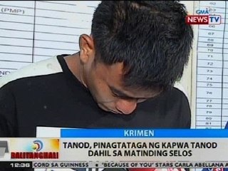BT: Tanod, pinagtataga ng kapwa tanod dahil sa matinding selos