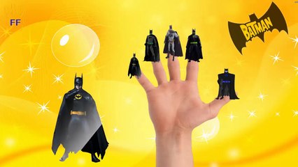 Цвета Бэтмен Потешки Finger Семья Для Детей | Бэтмен Finger Семья Рифмуется Мультфильмы