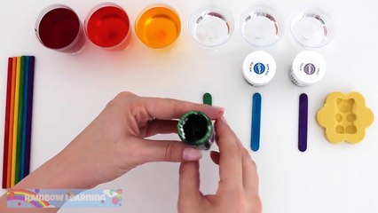 Учим цвета с пластелина мишек Гамми формы * веселые и творческие для детей * RainbowLearning
