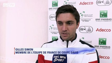 Coupe Davis - Simon : "Toujours plus agréable d'être titulaire que remplaçant"