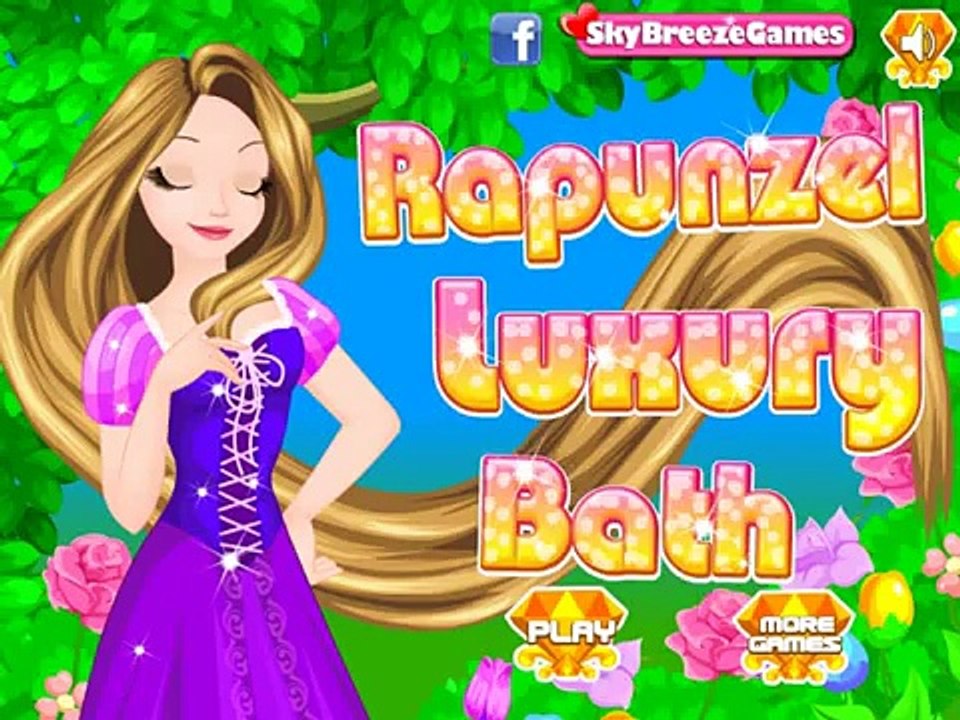Rapunzel Luxury Bath - Best Game for Little Girls