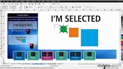 CorelDRAW Essential Training – Selecting objects