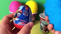 Play Doh Surprise Eggs Cups | Play Doh Cake Surprise Toys Cupcake Paw Patrol Disney Frozen