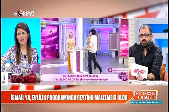 İsmail Yk, evlilik programında reyting malzemesi oldu