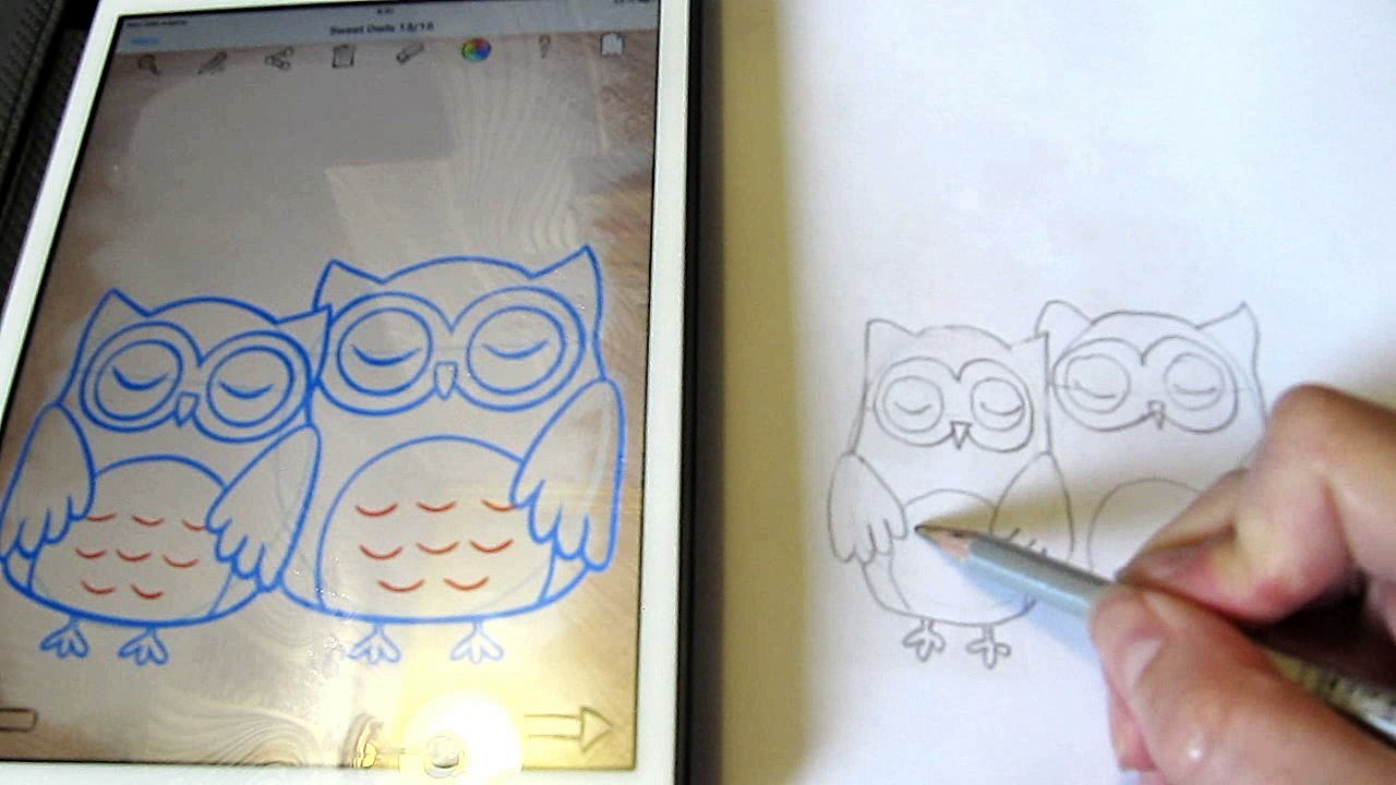 Валентинки. Влюбленные совы. Как рисовать валентинки. Как нарисовать влюбленных сов шаг