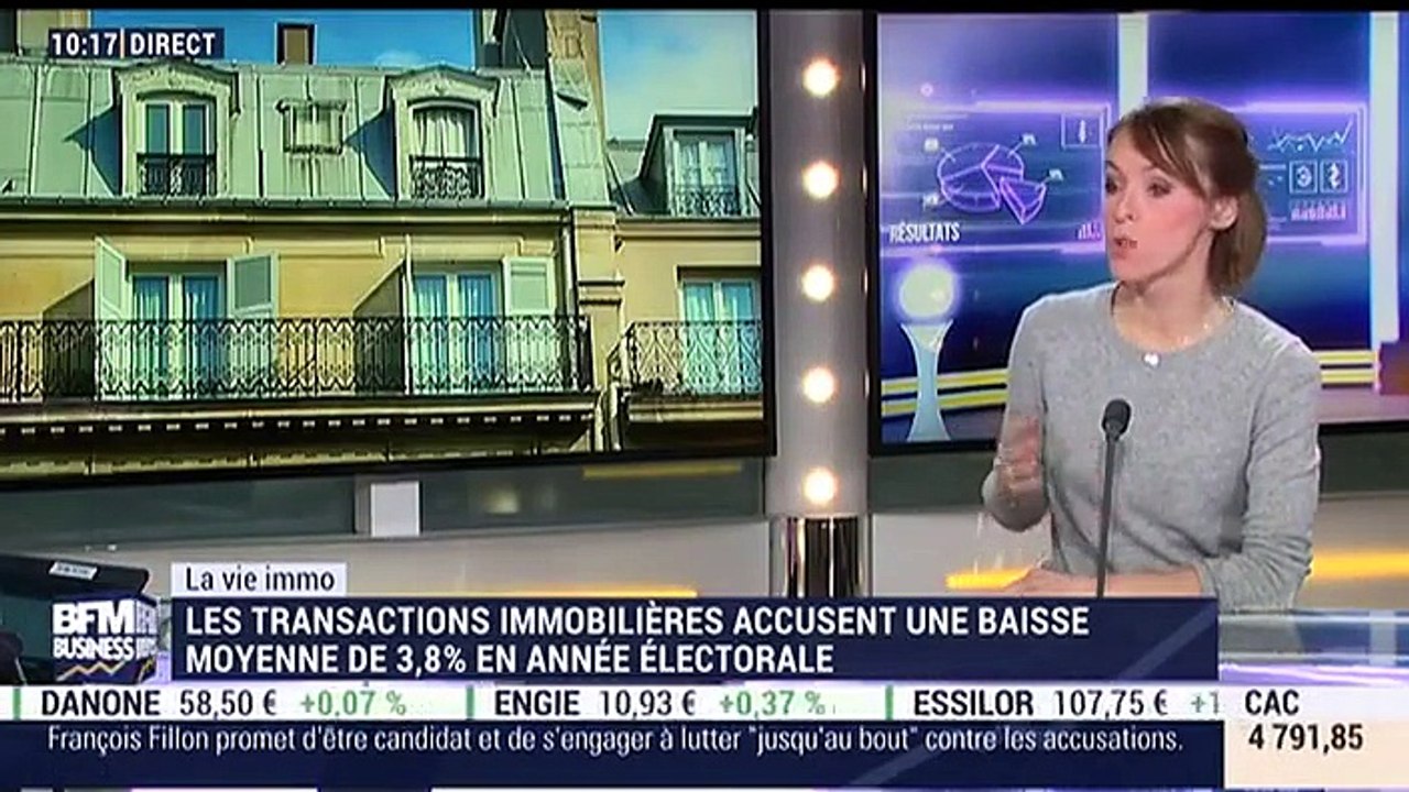 Charlyne Legris: Immobilier: le volume de transactions sera plus faible qu'en 2016 - 02/02