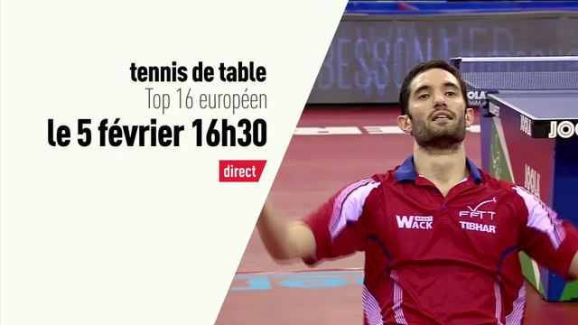 Tennis de table - Finales Top 16 Européen : Finales Top 16 Européen Bande Annonce