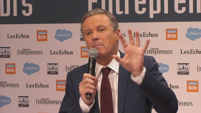 Je récompenserai le travail - Nicolas Dupont-Aignan - Debout La France - Salon des Entrepreneurs