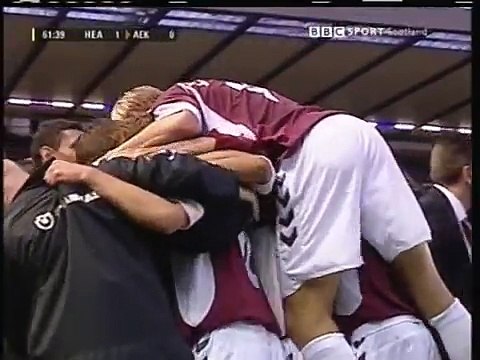 09.08.2006 - 2006-2007 UEFA Champions League 3rd Qualifying Round 1st Leg Heart of Midlothian FC 1-2 AEK