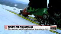 Online ticket lottery for 2018 Pyeongchang Olympics to open on Feb. 9-Apr. 23