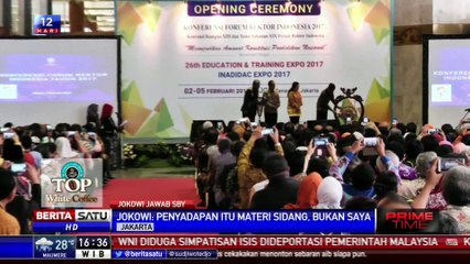 Jokowi Minta SBY Klarifikasi Soal Penyadapan ke Ahok