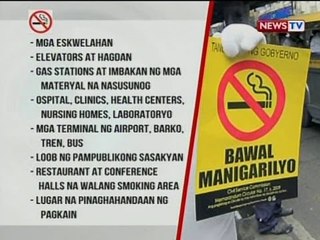 SONA: Pagbabawal sa paninigarilyo, inaasahan ng isang grupo na mahigpit na ipatutupad ni Duterte