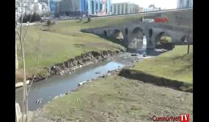 Atık su kanalında ceset dehşeti