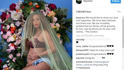Beyonce is having twins