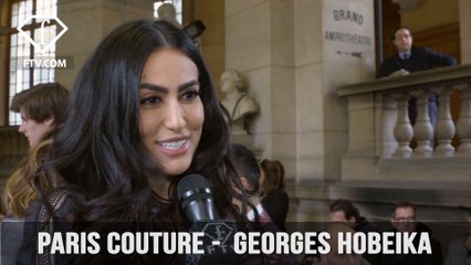 Paris Couture S/S 17 - Georges Hobeika Front Row | FTV.com