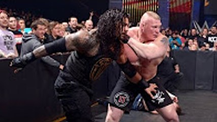 Brock Lesnar & Roman Reigns Destroys Eachother