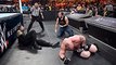 Roman Reigns & Dean Ambrose Destroy Brock Lesnar 1-1