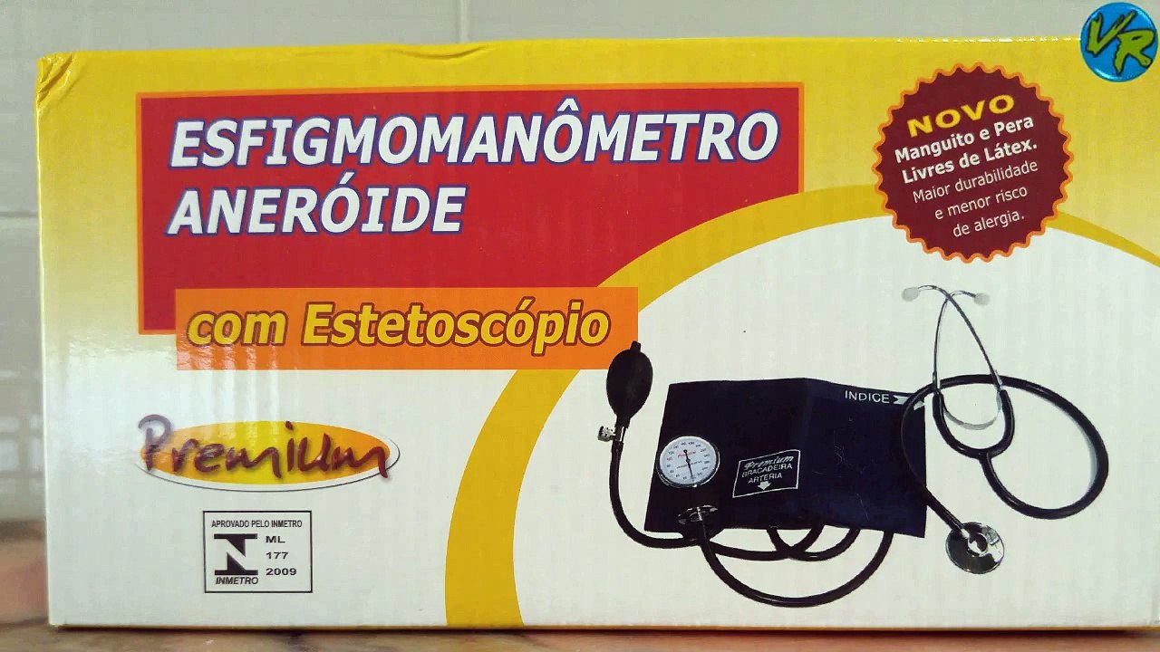 Aparelho de Pressao Glicomed Aneroide Premium c Estetoscopio