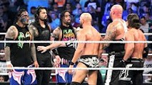 Roman Reigns and The Usos vs Aj Styles, Luke Gallows