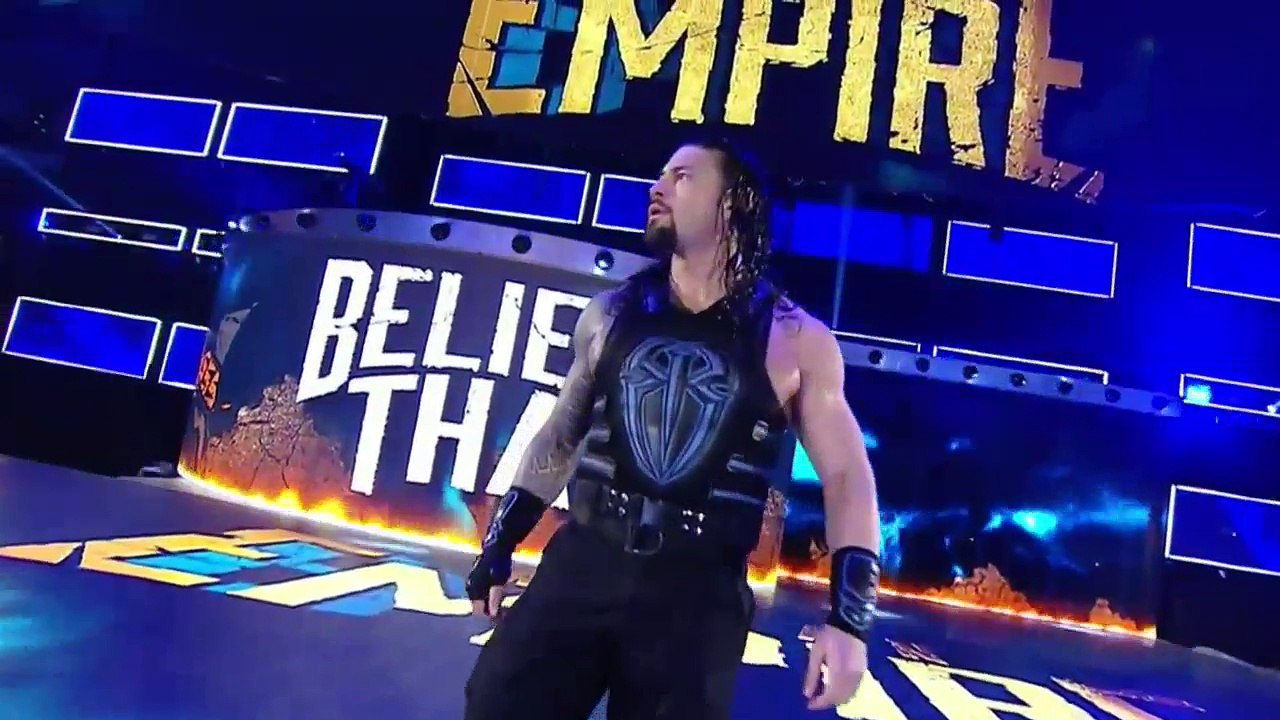 Wwe | Kevin Owens Vs Roman Reigns | Chris Jericho in Shark Cage | Full Fight