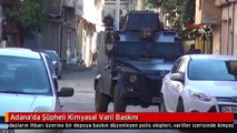 Adana'da Şüpheli Kimyasal Varil Baskını