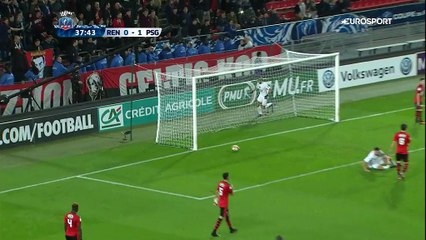 Coupe de France : les buts de Rennes - Paris SG (0-4)