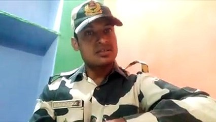Another Border Security Force official of India takes it to video against illegal practices in his force.