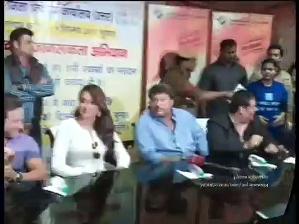 Saif Ali Khan Along With Sonakshi Sinha Disputes With Press-Media at Delhi