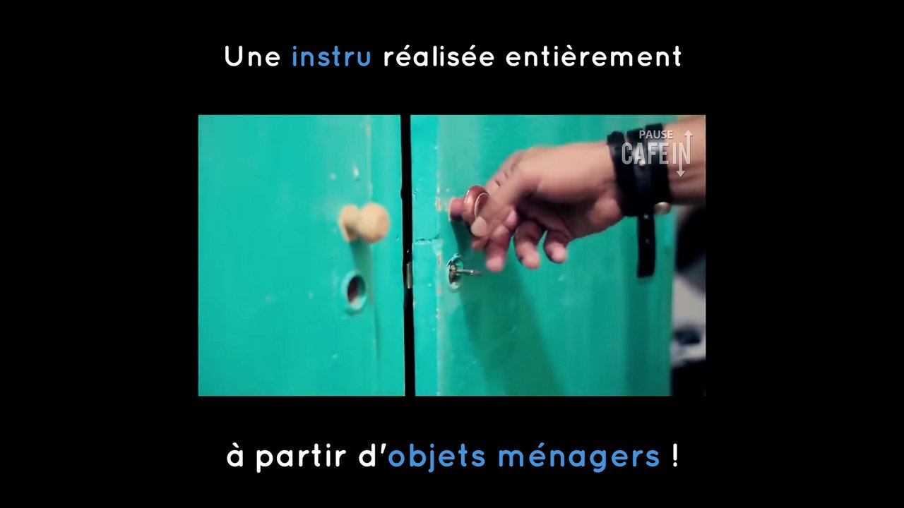 Une instru réalisée entièrement à partir d'objets ménagers