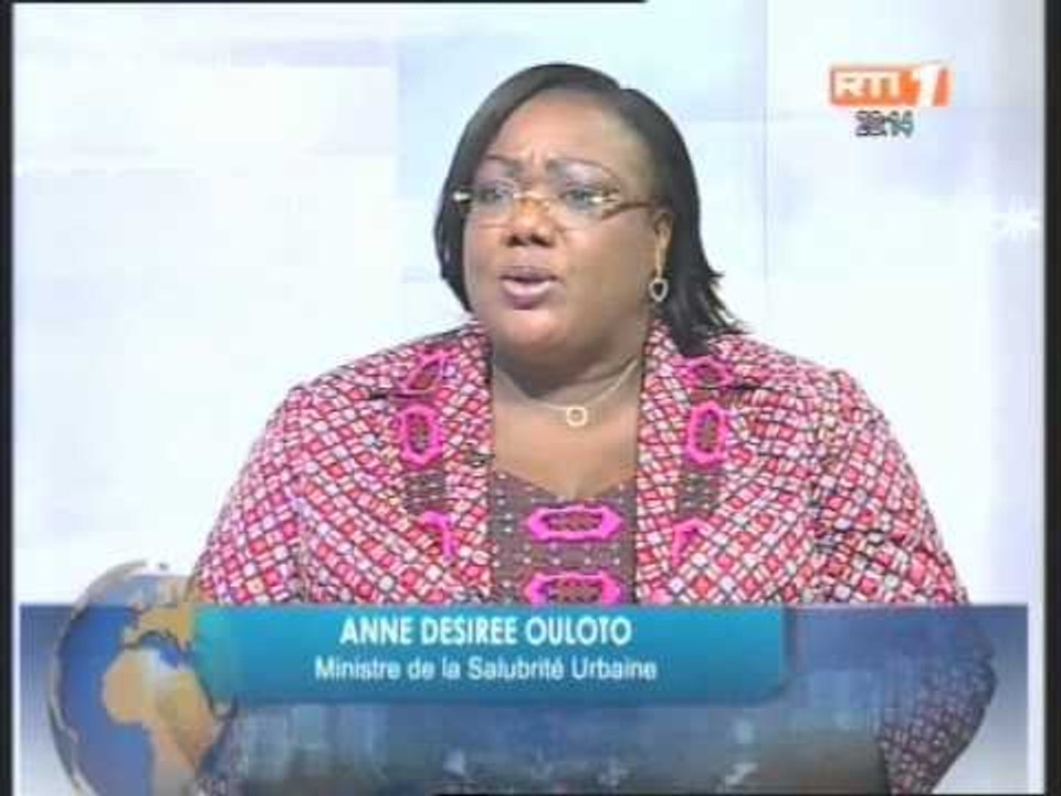 Occupations anarchiques des voies publiques: Le ministre Anne Ouloto sur le plateau du JT