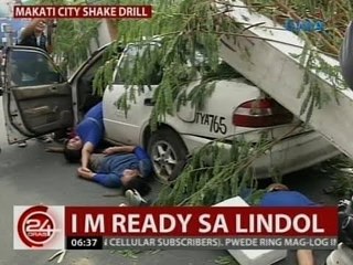24 Oras: Iba't ibang scenario sakaling lumindol, sinanay sa shake drill
