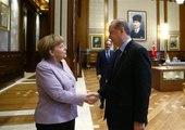 Erdoğan ve Merkel Ortak Basın Toplantısı Düzenliyor