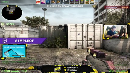 CS:GO - FNATIC DENNIS KNIVES S1MPLE 3 TIMES