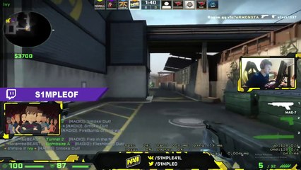 CS:GO - S1MPLE INSANE PLAYS!