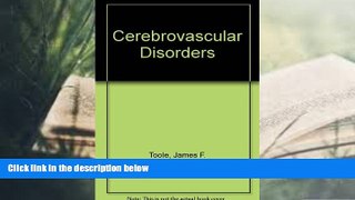 PDF  Cerebrovascular Disorders James F. Toole Trial Ebook