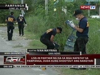 Live-in partner ng isa sa mga napatay sa Pampanga, duda kung shootout ang nangyari
