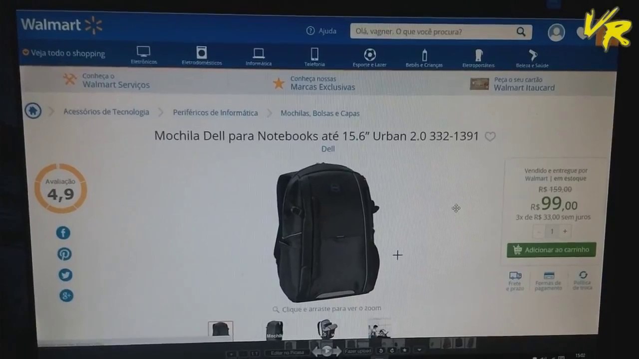 Mochila Dell Urban 2.0